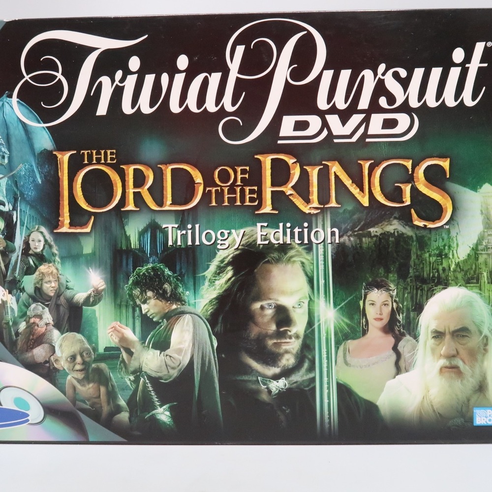 Trivial Pursuit DVD The Lord Of The Rings Trilogy Edition Complete Open box
